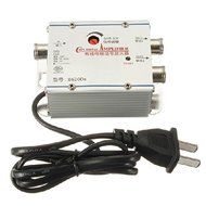 ANDROSET 2 Way TV VCR Signal Booster Cable Antenna Broadband AMP Amplifier N2