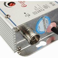 ANDROSET 2 Way TV VCR Signal Booster Cable Antenna Broadband AMP Amplifier N4