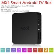 MX4 Smart Android TV Box RK3229 Quad-core 1G / 8G XBMC DLNA UHD 4K 3D H.265 WiFi HD Media Player with Remote Control N4