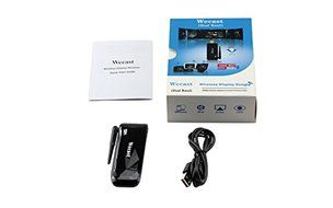 Yi Shun Ke Wireless with screen device Supported With the screen device HD wireless Media Player Black N5