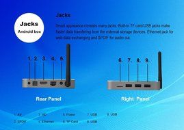 Joinwe-world TX8 Android 6.0 Amlogic S912 Octa core Set top box 2G 32G Android TV Box HDMI H.265 WIFI Media Player... N7