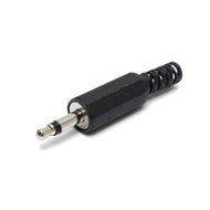 BephaMart 10Pcs 3.5mm Mono Male Headset Plug Jack Audio Adaptor Connectors Solder Black N2