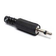 BephaMart 10Pcs 3.5mm Mono Male Headset Plug Jack Audio Adaptor Connectors Solder Black N3