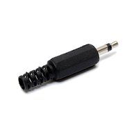 BephaMart 10Pcs 3.5mm Mono Male Headset Plug Jack Audio Adaptor Connectors Solder Black N4