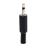 BephaMart 10Pcs 3.5mm Mono Male Headset Plug Jack Audio Adaptor Connectors Solder Black N5