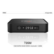 T95M android tv box Kodi Pre installed Amlogic S905 Quad-core cortex-A53 Android 5.1 1GB DDR3 RAM 8GB emmc Flash...