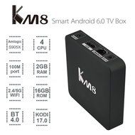 Vipwind KM8 Smart Android 6.0 TV Box Amlogic S905X Quad-core 2GB/16GB KODI 17.0 VP9 H.265 4K 2.4G &amp; 5G WiFi TV... N2