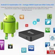 Vipwind KM8 Smart Android 6.0 TV Box Amlogic S905X Quad-core 2GB/16GB KODI 17.0 VP9 H.265 4K 2.4G &amp; 5G WiFi TV... N7