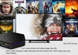 Boddenly S912 Octa Core Smart Android 6.0 TV Box with 2GB DDR3/ 16GB/ WiFi /KODI 16.1 /3D/4K HD Streaming Media... N7