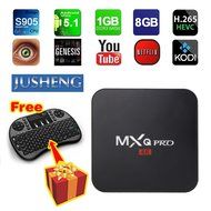 JUSHENG [Free I8 Wireless Mini keyboard] MXQ Pro 4K Amlogic S905 Chipset Android 5.1 Lollipop OS Quad Core 1G/...