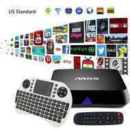 MicroMall M8S Quad-core Amlogic S812 2GB+8GB Android 4.4.2 2.4G/5G Wi-Fi Kodi Bluetooth TV Box + Smart Mini Keyboard...