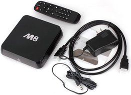 xinban M8 Android TV Box XBMC KODI Fully Loaded Quad Core Android 4.4.2 KitKat 2G/8G 4K 3D-HD Blu-ray Streaming... N3