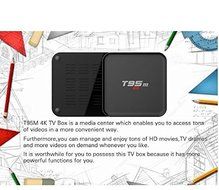 lomefo Smart Tv Box T95M 2GB/8GB Kodi 16.0 android tv box Amlogic S905 2.4GHz WIFI Android 5.1 Quad Core LED display N2