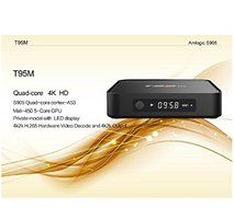 lomefo Smart Tv Box T95M 2GB/8GB Kodi 16.0 android tv box Amlogic S905 2.4GHz WIFI Android 5.1 Quad Core LED display N8