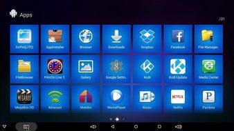 RiSheng Q-Box Android TV Box Amlogic S905 Quad Core Streaming Media Player 2G+16G Memory Support Dual Band Wifi... N8