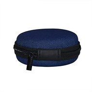 BephaMart KZ Blue Round Zipper Earphone Case Earbuds Hard Storage Carrying Pouch Bag SD Memory Card Box N2
