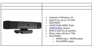 SCFCW Smart TV Box All in One Entertainment System Built in HD Camera , HD Microphone , HD Speakers Back to School... N5