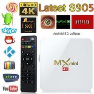 Eachbid MX S905 Quad Core 1GB 8GB Fully Loaded Smart Android TV Box 4k Free Live Sports Movies White US Standard N3
