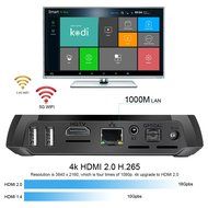Padgene M8S-II Smart Android 5.1 TV Box with 1000M LAN Amlogic S812 Quad Core 64-bit 2GB / 16GB KODI HDMI PC WiFi... N7