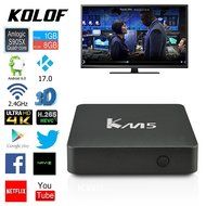 SPECOOL KM5 Amlogic S905X OTT TV Box Quad Core RAM 1G ROM 8G Android 6.0 Kodi 17.0 Streaming Media Player
