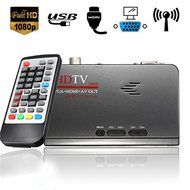 ANDROSET HDMI 1080P DVB-T/T2 TV Box VGA AV CVBS Tuner Receiver With Remote Control