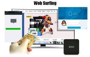 VIGICA Z68 Android 5.1 RK3368 Octa Core TV BOX 2GB/16GB H.265 4K2K Player HDMI 2.4G+5G Dual Band WiFi Streaming... N5