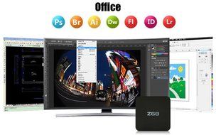 VIGICA Z68 Android 5.1 RK3368 Octa Core TV BOX 2GB/16GB H.265 4K2K Player HDMI 2.4G+5G Dual Band WiFi Streaming... N6