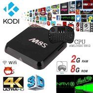 M8S Android 4.4 TV BOX + Mini Gaming Keyboard,YESER Amlogic S812 Quad Core Set Top Box, 2G RAM + 8G ROM