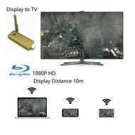Wifi Display 1080P Dongle, Caacoo Wireless HDIM Display Adapter Streaming Mirroring Smartphone Tablet PC Screen... N2