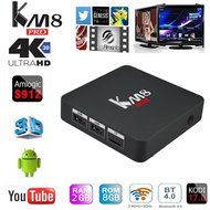 Edal KM8 PRO Amlogic S912 OTT TV Box Octa Core Android 6.0 KODI 17.0 2G 8G Streaming Media Player N3