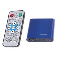 Eforbest Mini 1080P HD Media Player with HDMI/AV/USB/SD/MMC/USB Host funciton,Blue