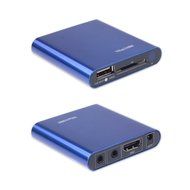 Eforbest Mini 1080P HD Media Player with HDMI/AV/USB/SD/MMC/USB Host funciton,Blue N2