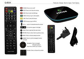 Preyda Q-Box Smart Android TV BOX, S905 Quad Core 4K KODI 16.0 Free Sports Movies Streaming Player Bluetooth Enabled... N5