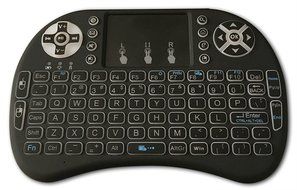 PH Direct 2016 Black 2.4G Wireless Mini Keyboard with backlit for Smart TV Android Box PC USA