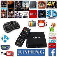 JUSHENG [Free I8 Wireless Mini keyboard] M8S+ Plus Android 5.1 TV Box Streaming Media Players 2G/8G Amlogic S812...
