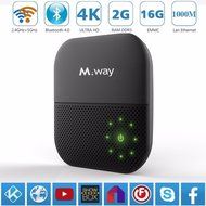 Smart TV Box, M.Way Amlogic S912 Android 6.0 TV Box 2.4G 5G Bluetooth 4.0 HD Octa-core 2GB+16GB Dual WiFi 3d 4k... N8