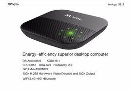 Smart TV Box, M.Way Amlogic S912 Android 6.0 TV Box 2.4G 5G Bluetooth 4.0 HD Octa-core 2GB+16GB Dual WiFi 3d 4k... N13