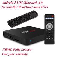 RiSheng MX plus Streaming Media Player Amlogic S905 64Bit Quad Core 1GB/8GB 4K UHD WiFi/Ethernet Access Customized...