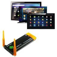 GBSELL Quad Core RK3188 Dual Antenna Bluetooth Android 4.4 Dongle Mini PC TV BK