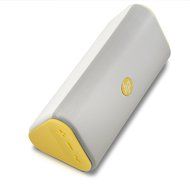 HP Roar Bluetooth Speaker, White/Yellow N3