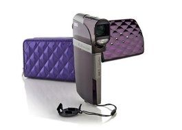 DXG Technology 5E8VV4HD Luxe 1080p Full HD 5X Optical Zoom Ultra-Slim Touchscreen Pocket Camcorder with 4GB SDHC...