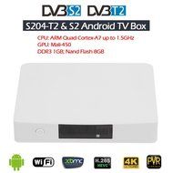 Docooler&reg; S204-T2 &amp; S2 Android TV Box + DVB T2 S2 Android 4.2.2 Quad-core Support DVB-T2 DVB-S2 1G / 8G H.265...