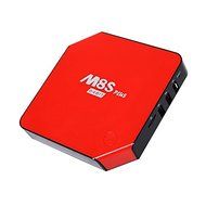 M8S Plus 2G/16G Smart TV Box 1000M Ethernet XBMC Android 5.1 Amlogic S905 Quad Core 5G WiFi Bluetooth HDMI - Red N2