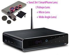 SUNKINFON S68 PRO Quad Core 64Bit 3D 4K UltraHD Android 5.1 TV Box with 3.5&rsquo;&rsquo; HDD Bay, 2.4GHz/5GHz Dual WiFi,... N3