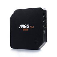 M8S Plus 2G/16G Smart TV Box 1000M Ethernet XBMC Android 5.1 Amlogic S905 Quad Core 5G WiFi Bluetooth HDMI - Black N10