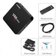 SCISHION V88 PRO TV Box - Android 6.0, 4K Resolution, 3D Movie Support, Quad-Core CPU, Google Play, KODI 16.1,... N8