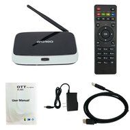 HONGTOP CS918 Quad Core Smart TV Box 2GB/8GB Android 4.4 Player Kodi16 Full HDMI 1080P with Remote Control US... N6
