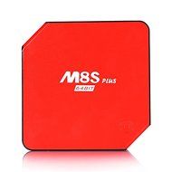 M8S Plus 2G/16G Smart TV Box 1000M Ethernet XBMC Android 5.1 Amlogic S905 Quad Core 5G WiFi Bluetooth HDMI - Red N13
