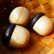 Portable Mini Bluetooth Speaker Wireless Portable Music Player Natural Cute Nut Shaped Outdoor Loudspeaker N3