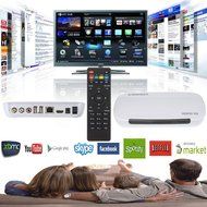 VicTsing Quad Core Android 4.4.4 Smart TV Box Pro Media Player 1080P WIFI HDMI XBMC YOUTUBE, White N7